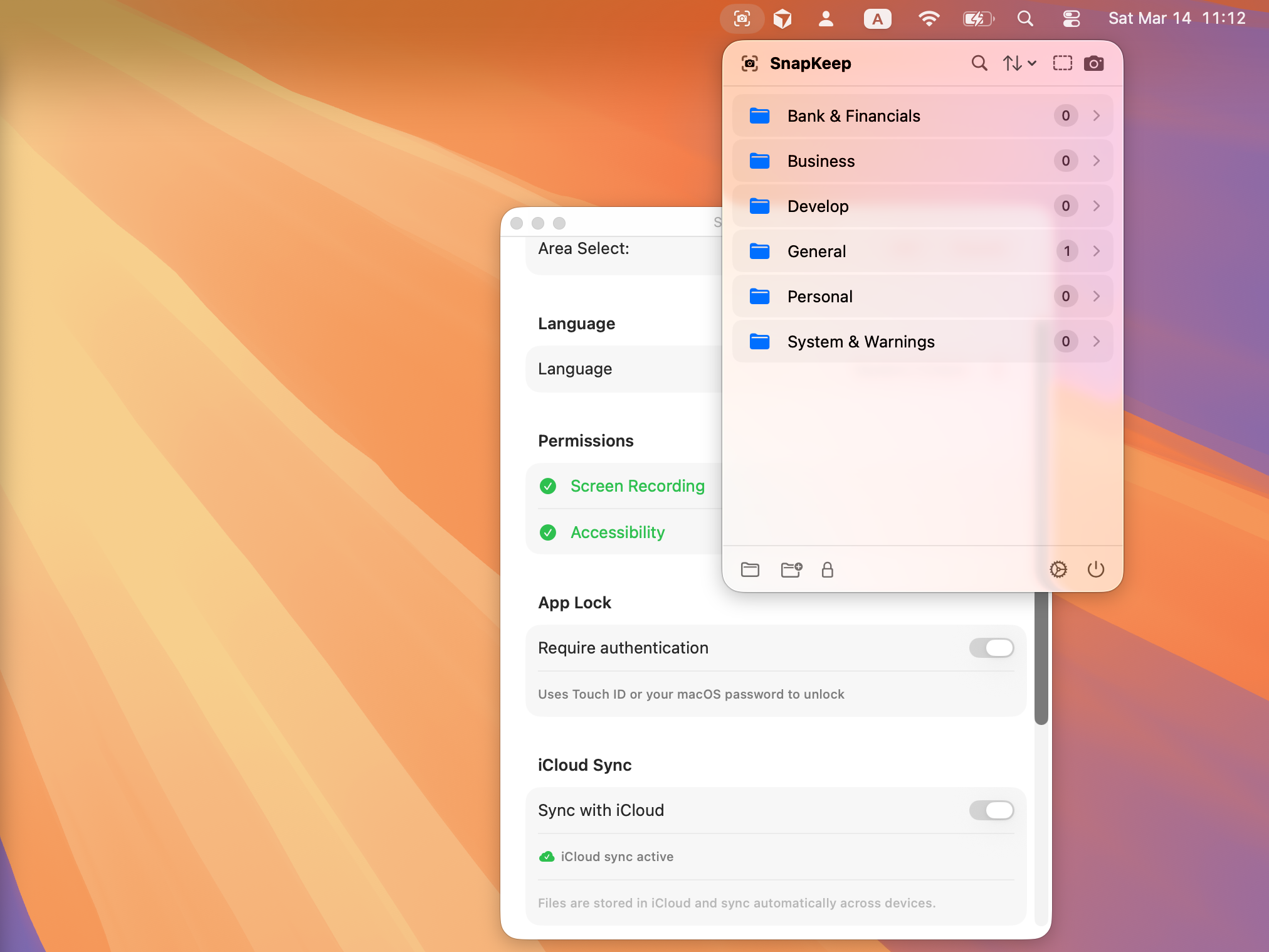 iCloud Sync